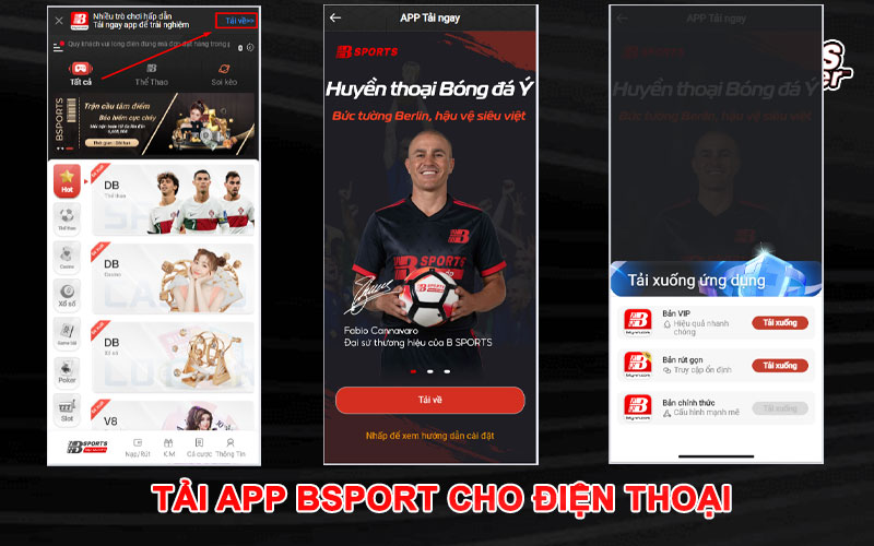 Hướng dẫn tải app Bsport cho thiết bị di động