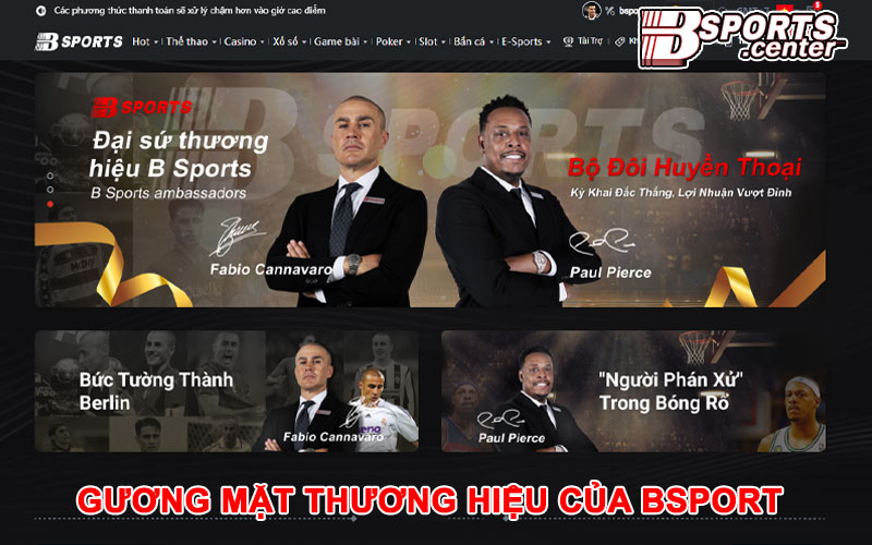 Gương mặt thương hiệu Bsport